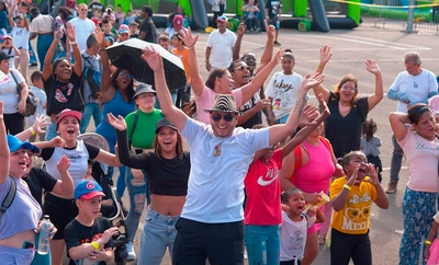La ‘Ciudadela de la Alegría’ se llenó de sonrisas: cientos de caleños disfrutaron el ‘Festival de la Familia’ en las canchas Panamericanas