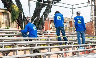 Inició el montaje de las graderías para la 68 Feria de Cali