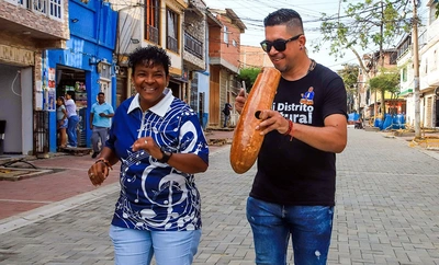 Talleres de percusión y salsa caleña en el concierto Feria del Obrero
