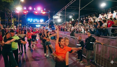 2200 bailarines en escena, se distribuirán en cinco alas, para homenajear al barrio en el Salsódromo 2025