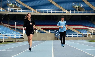 La pista atlética del estadio Pascual Guerrero está nuevamente  abierta para el público