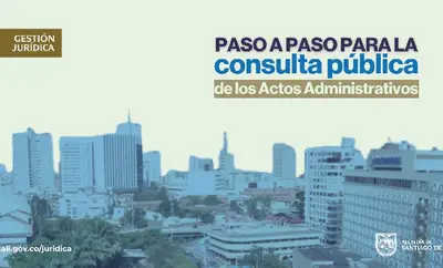 Paso a paso actualizado para la consulta pública de los Actos Administrativos
