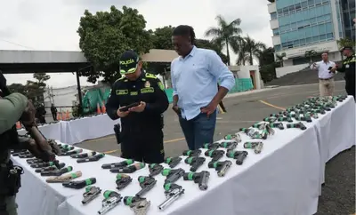 Menos armas, más seguridad: 150 armas de fuego han sido incautadas en Cali este 2026