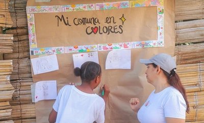 En Marroquín I: Mi Comuna en Colores recupera espacios públicos y construye entornos seguros para los jóvenes