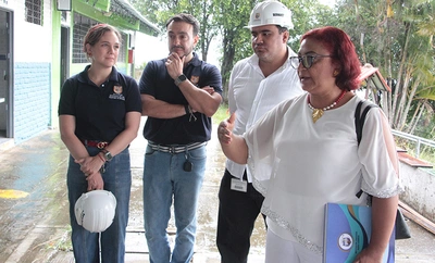 La Secretaría de Educación revisa el avance de las obras de mejoramiento en sedes educativas de las comunas 1, 3 y 19