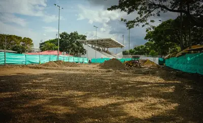 Obra del Complejo Público de Pádel sigue avanzando y ya toma forma en las canchas Panamericanas