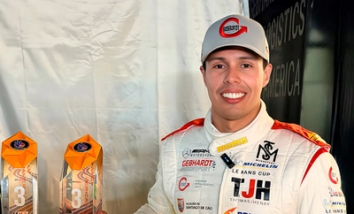 El piloto caleño Óscar Tunjo se destacó con doble podio en Texas, en el Campeonato IMSA