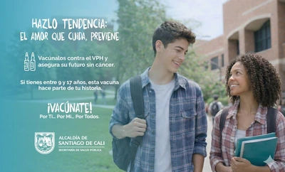 “Hazlo tendencia: Vacúnate contra el VPH”, la apuesta de Cali para prevenir seis tipos de cáncer