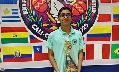 Santiago López Rayo, ajedrecista de ‘Cali Élite’, recibió oficialmente el título de Maestro Internacional de la FIDE