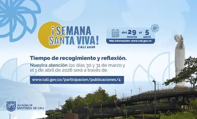 ¡Ojo! En Semana Santa, los trámites ciudadanos se deben hacer a través de www.cali.gov.co