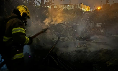 Sistema Distrital de Gestión del Riesgo atiende incendio estructural en el oriente de Cali