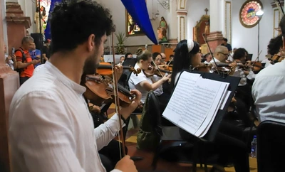 Orquesta Filarmónica de Cali cerró su participación en el segundo Festival de Música Clásica con concierto en el barrio Obrero
