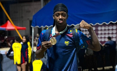 Cherian Nieva, deportista de ‘Cali Élite’, se proclamó campeón panamericano de lucha playa en Panamá