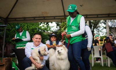 Cali apuesta por la cultura ciudadana y la tenencia responsable de animales de compañía: se realizó jornada en el parque de Capri
