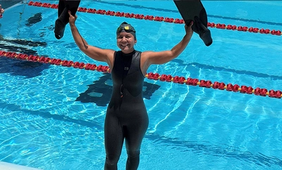 Después de superar el récord nacional de apnea, nadadora caleña se alista para Mundial en Serbia