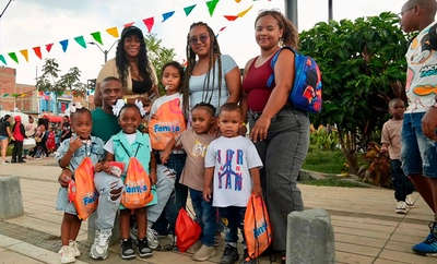 La lluvia opacó el desarrollo del Festival de la Familia este domingo en el Bulevar de Oriente