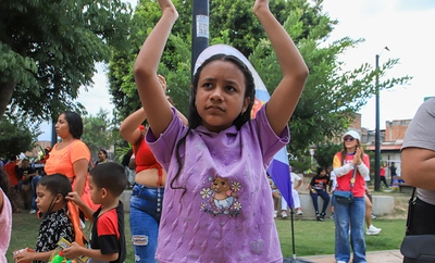 El ‘Festival de la Familia’ en el Bulevar de Oriente; ni la lluvia apagó la fiesta en el ‘Día de la Niñez’