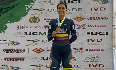 Sheylin Gómez, pistera de ‘Cali Élite’, ganó cuatro medallas y fue figura con Colombia en el ‘Panamericano de México’