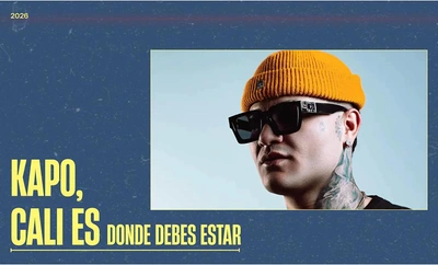 El cantante Kapo llegará a Terrón Colorado para compartir con la gente y exaltar el turismo comunitario de Cali