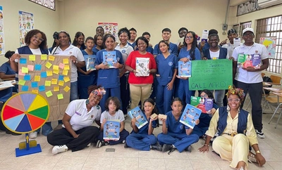 Más de 300 estudiantes hicieron parte de un espacio de diálogo en el marco  del mes de la Afrocolombianidad
