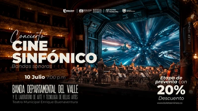 No se pierda ‘Cine Sinfónico: Bandas Sonoras’: canciones icónicas del cine llegan al Teatro Municipal Enrique Buenaventura