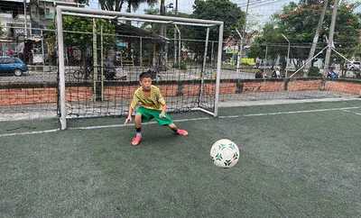 Andrés Felipe Zuluaga, el arquero que sueña con llegar al profesionalismo mostrando talento en la ‘Copa Cali es Mundial’