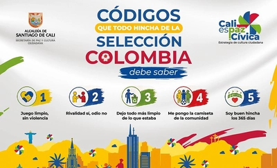 Cali promueve cinco códigos de cultura ciudadana para vivir el Mundial de Fútbol