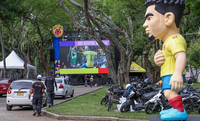 Cali abre la ‘fan zone’ oficial para acompañar a Colombia en su debut mundialista frente a Uzbekistán