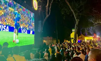 Éxito total en el primer día del Fan Zone de la selección en Cali