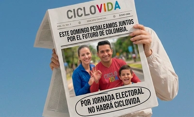 El 21 de junio Cali le abre paso a la democracia: la Ciclovida suspende su operación por jornada electoral