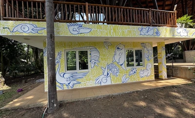 El mural que integra fauna y música caleña para contribuir a la educación ambiental
