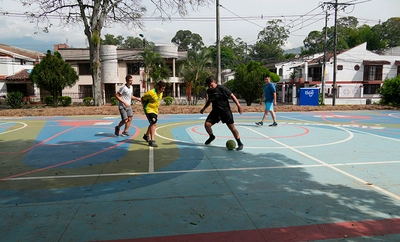 La renovación llegó a Camino Real: el barrio estrena cancha múltiple para toda la comunidad