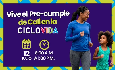 Cali empieza a celebrar sus 490 años en la Ciclovida: salsa, familia y 58 kilómetros de alegría