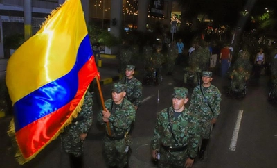 Más de 1200 integrantes de la Fuerza Pública participarán en el desfile militar del 20 de Julio en Cali
