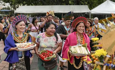 Cientos de personas participaron en alborada del ‘Inti Raymi’: celebración honra la ancestralidad de los pueblos indígenas en Cali