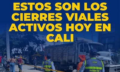 Movilidad mantiene cierres viales y desvíos  en Cali para atender la emergencia derivada del terremoto
