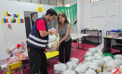 Alcaldía de Cali entrega 120 mercados a familias del Instituto para Niños Ciegos y Sordos