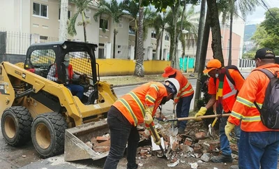 ¡Cali se recupera! Así trabajan las cuadrillas de Infraestructura para atender las zonas afectadas por la emergencia
