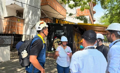 Gestión del Riesgo atiende preocupación ciudadana e inspecciona predio de la SAE afectado por el sismo