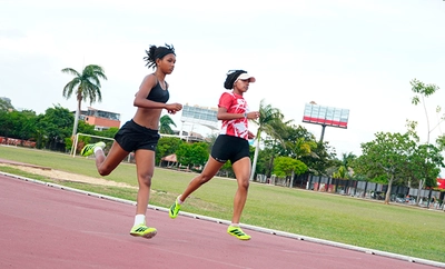En la pista del estadio Pedro Grajales, atletas de Cali retomaron el camino hacia sus sueños deportivos