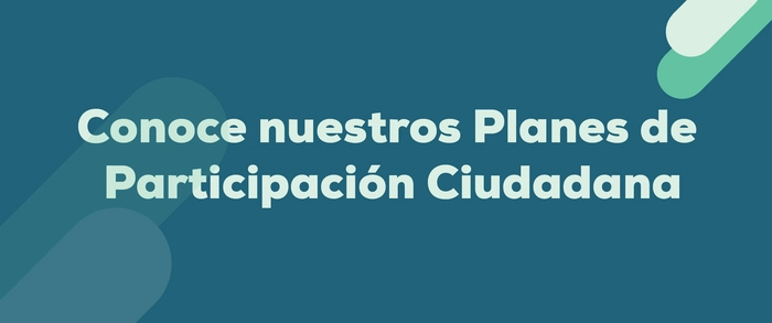 Planes de acción Participación Ciudadana