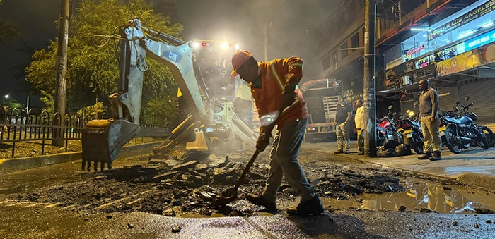 Avances y principales desafíos de la Secretaría de Infraestructura para recuperar la malla vial en Cali