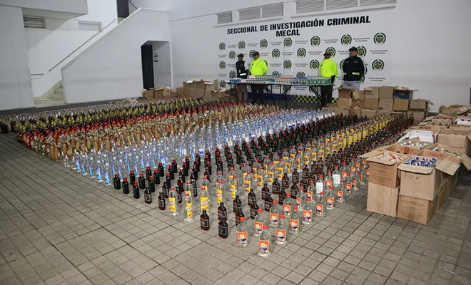 Alcaldía de Cali y autoridades lideran gran golpe contra el licor adulterado previo a la Semana Santa