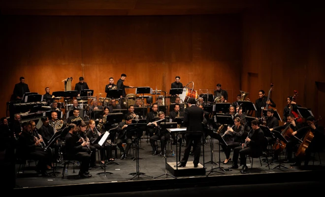 El maestro Valeriano Lanchas y la Banda Departamental del Valle inauguraron con una gala estelar el Primer Festival de Música Clásica de Cali