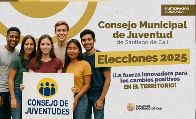 El 19 de octubre se elegirá al Consejo Municipal de Juventud de Santiago de Cali