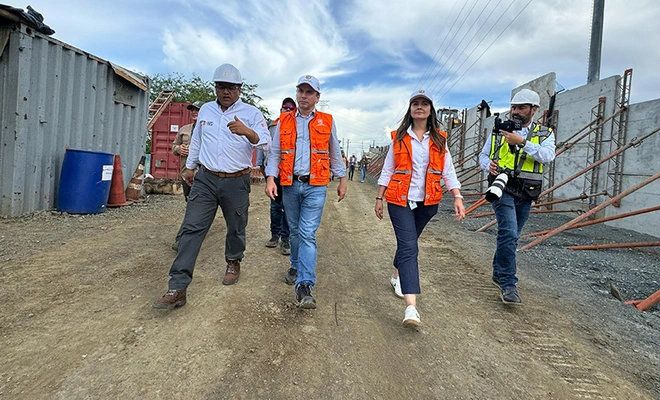 Obras de ampliación de la Avenida Ciudad de Cali que avanzan en 48 %; alcalde Eder destacó su importancia para la AMSO