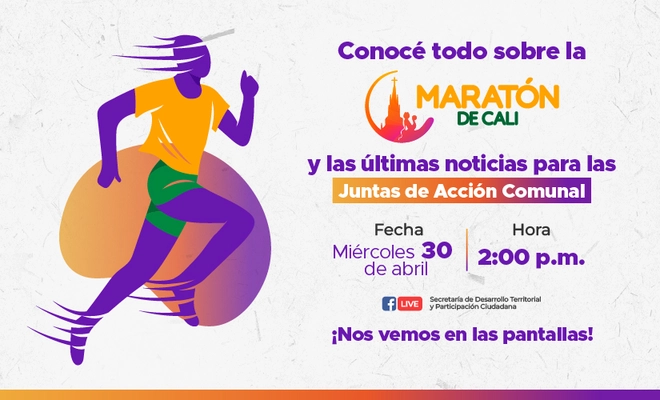 Conéctate al en vivo de este miércoles e infórmate en detalle sobre la Maratón Cali 2025