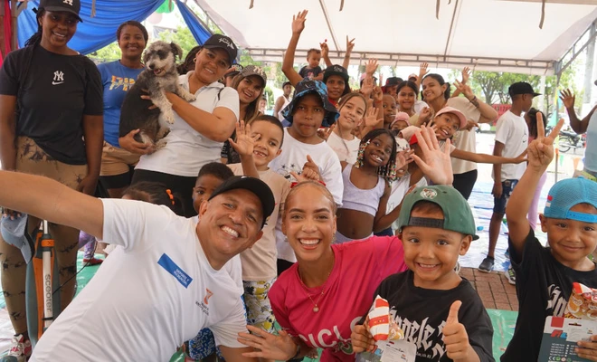Cali celebró en grande el ‘Día del Niño’ con una jornada llena de alegría en la Ciclovida