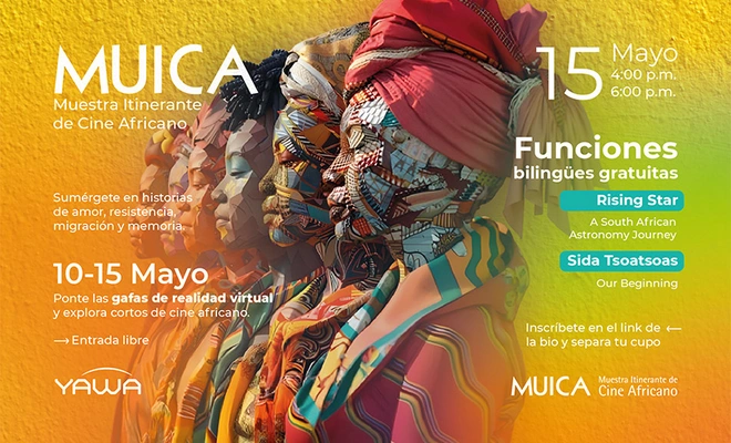 MUICA 2025 inicia su ruta en Cali con agenda de prelanzamiento en  Yawa: cine africano en realidad virtual y fulldome