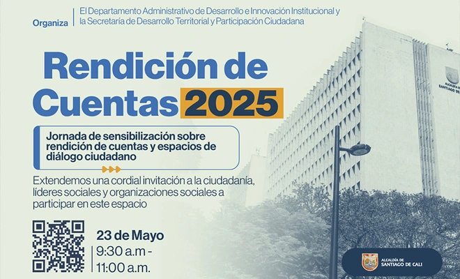¡Caleños y caleñas! Ustedes pueden ejercer su derecho a pedir cuentas